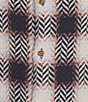 Rowm Long Sleeve Herringbone Medium Plaid Shirt - Image 4