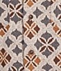 Rowm Long Sleeve Jacquard Multi Geo Print Button Front Shirt, Color:Oatmeal - Image 4