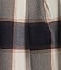 Rowm Long Sleeve Jaspe Large Buffalo Plaid Button Down Shirt, Color:Winter White Multi - Image 4