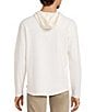 Rowm Long Sleeve Slub Hoodie, Color:White - Image 2