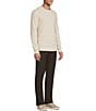 Rowm Long Sleeve Solid Crew Neck Sweater - Image 4