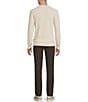 Rowm Long Sleeve Solid Crew Neck Sweater - Image 5