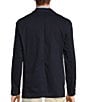 Color:Navy - Image 2 - The Everyday Collection Long Sleeve Solid Garment Dyed Lapel Collar Blazer