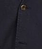 Color:Navy - Image 4 - The Everyday Collection Long Sleeve Solid Garment Dyed Lapel Collar Blazer