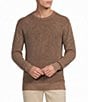 Rowm Long Sleeve solid Garment Dyed Waffle Crew Neck Sweater - Image 5