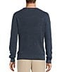 Rowm Long Sleeve solid Garment Dyed Waffle Crew Neck Sweater - Image 2