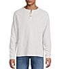 Rowm Long Sleeve Solid Ribbed Henley Pullover - Image 5