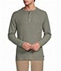Rowm Long Sleeve Solid Ribbed Henley - Image 5