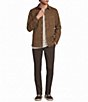 Rowm Long Sleeve Solid Shirt Jacket - Image 3