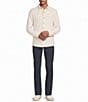 Rowm Long Sleeve Textured Coat Front - Image 3