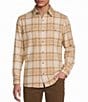 Rowm Long Sleeve Textured Large Plaid Shirt - Image 1