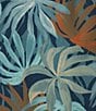 Rowm Multi Leaf 6#double; Swim Trunks, Color:Dark Blue - Image 3