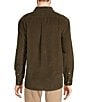 Color:Olive - Image 2 - Nomad Collection Long Sleeve Garment Dyed Corduroy Solid Shirt