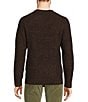 Color:Brown - Image 2 - Nomad Collection Long Sleeve Plaited Solid Crewneck Sweater