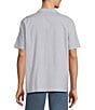 Color:White - Image 2 - On The Range Short Sleeve Geometric Dobby Shirt