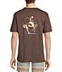 Color:Dark Brown - Image 1 - On The Range Short Sleeve Bronco Graphic T-Shirt