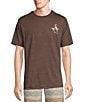 Color:Dark Brown - Image 2 - On The Range Short Sleeve Bronco Graphic T-Shirt