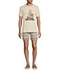 Color:Stone - Image 3 - On The Range Short Sleeve Embroidered Graphic T-Shirt