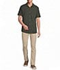 Rowm Performance Rec + Relax Short Sleeve Solid Textured Shirt - Image 3