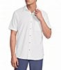Rowm Performance Rec + Relax Short Sleeve Solid Textured Shirt - Image 5