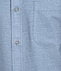 Rowm Performance Rec + Relax Short Sleeve Solid Textured Shirt, Color:Greyed Indigo - Image 4