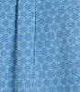 Color:Bright Blue - Image 4 - Performance Short Sleeve Geometric Circle Print Shirt