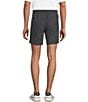 Rowm Rec & Relax Flat Front Solid Textured 7#double; Shorts, Color:Charcoal - Image 2