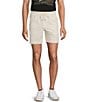Rowm Rec & Relax Flat Front Solid Textured 7#double; Shorts, Color:Stone - Image 1