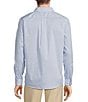 Rowm Rec + Relax Long Sleeve Performance Tile Geometric Print Shirt, Color:Light Indigo - Image 2