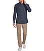 Rowm Rec + Relax Long Sleeve Solid Texture Shirt - Image 3