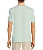 Color:Aqua - Image 2 - Rec & Relax Regular Fit Solid Crew Neck T-Shirt