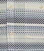 Rowm Rec + Relax Short Sleeve Horizontal Stripe Print Knit Button-Front Shirt, Color:White - Image 4