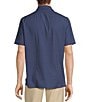 Rowm Rec + Relax Short Sleeve Performance Circle Print Shirt, Color:Ink Blue - Image 2