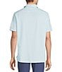 Rowm Rec + Relax Short Sleeve Performance Geo Print Shirt, Color:Frosted Blue - Image 2