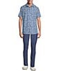 Rowm Rec + Relax Short Sleeve Performance Medium Floral Print Shirt - Image 3