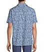 Rowm Rec + Relax Short Sleeve Performance Medium Floral Print Shirt - Image 2