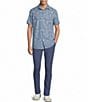 Rowm Rec + Relax Short Sleeve Performance Medium Floral Print Shirt - Image 3