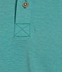 Color:Aqua - Image 4 - Rec & Relax Short Sleeve Performance Solid Polo Shirt