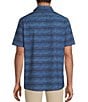 Rowm Rec + Relax Short Sleeve Performance Stripe Pattern Shirt - Image 2