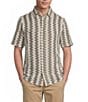 Rowm Short Sleeve Crochet Button Front Shirt - Image 1
