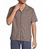 Rowm Short Sleeve Hemp Mini Floral Print Shirt - Image 1