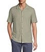Rowm Short Sleeve Solid Camp Shirt - Image 1