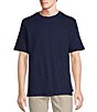 Rowm Short Sleeve Solid Slub T-Shirt,New Products : American Fashion Style Bags On Sale