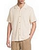 Rowm Short Sleeve Solid Terry Camp Shirt - Image 1