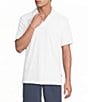 Rowm Short Sleeve Solid Terry Johnny Collar Shirt - Image 5