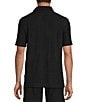 Rowm Short Sleeve Solid Terry Johnny Collar Shirt - Image 2