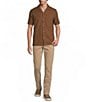 Rowm Short Sleeve Solid Textured Camp Shirt - Image 3