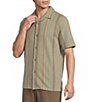 Rowm Short Sleeve Stripe Camp Shirt - Image 1