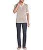 Rowm Short Sleeve Striped Snit Shirt - Image 3