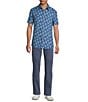 Rowm Short Sleeve Textured Floral Print Shirt - Image 3